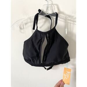 Target Kona Sol Halter Bikini Top Black Size S